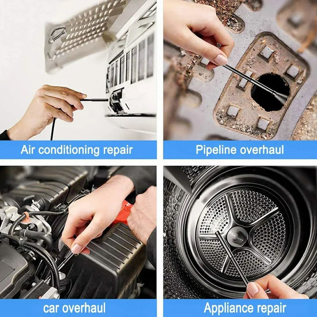 NK-5001Pro 5m Hard Wire Waterproof USB+Type-C+iOS Mobile Phone Endoscope 2MP 8MM Camera Microscope NK-5001Pro 5m Hard Wire Waterproof USB+Type-C+iOS Mobile Phone Endoscope 2MP 8MM Camera Microscope